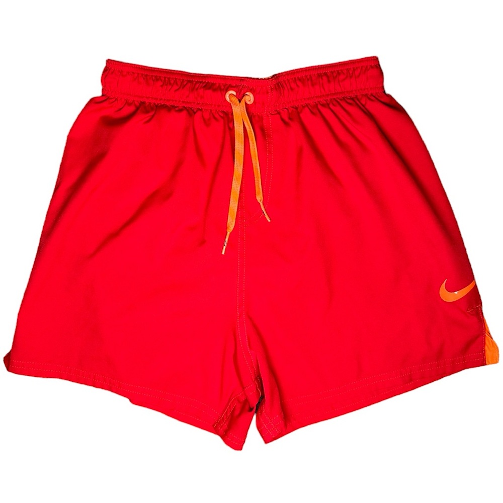 Nike Men's Red Lined Gym Shorts Athletic Activewear Running Neon Size S